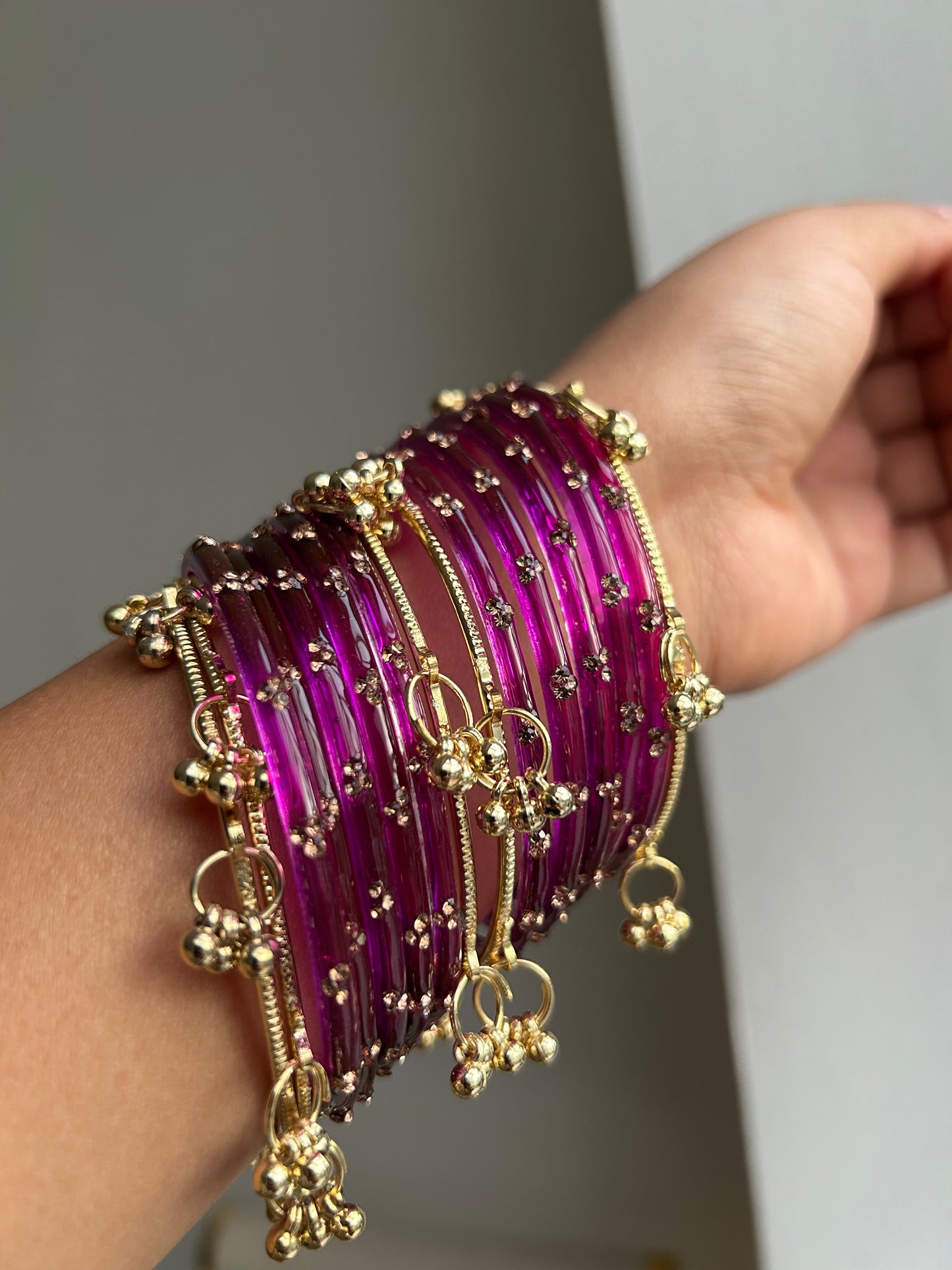 Kashmiri Glass Bangles (2.8)