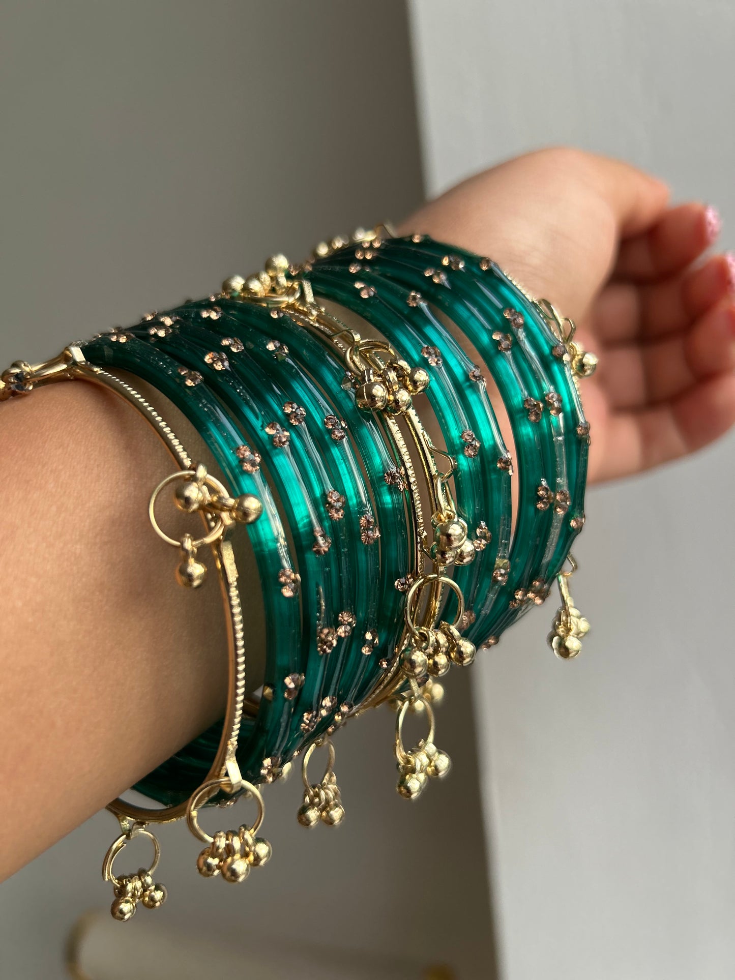 Kashmiri Glass Bangles (2.8)