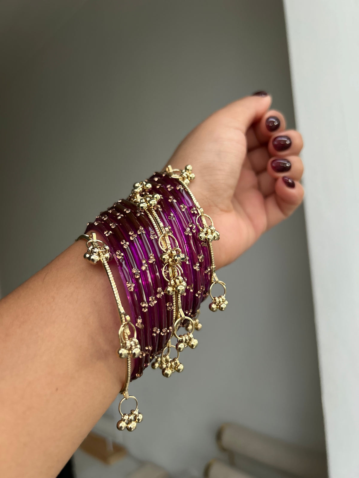 Kashmiri Glass Bangles (2.10)