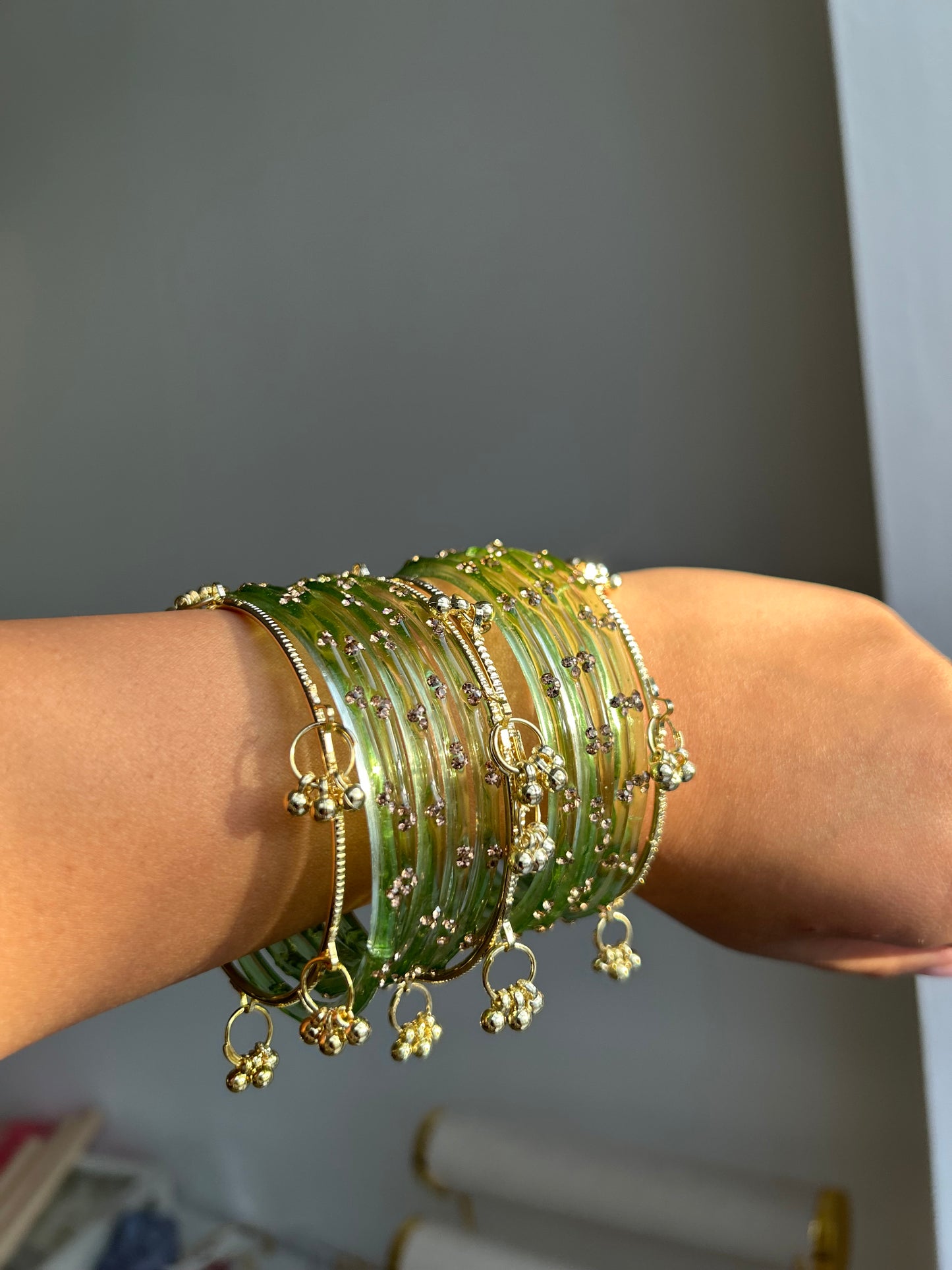 Kashmiri Glass Bangles (2.6)