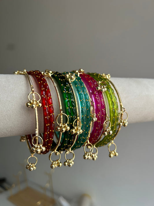 Kashmiri Glass Bangles(2.8)