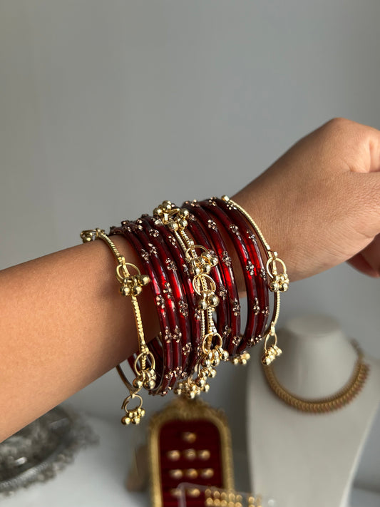 Kashmiri Glass Bangles (2.4)