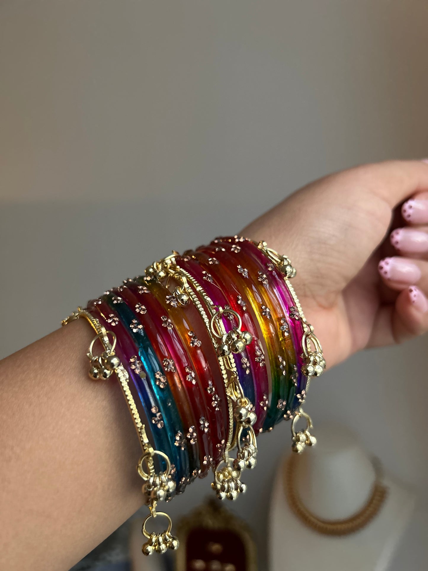Kashmiri Glass Bangles (2.4)