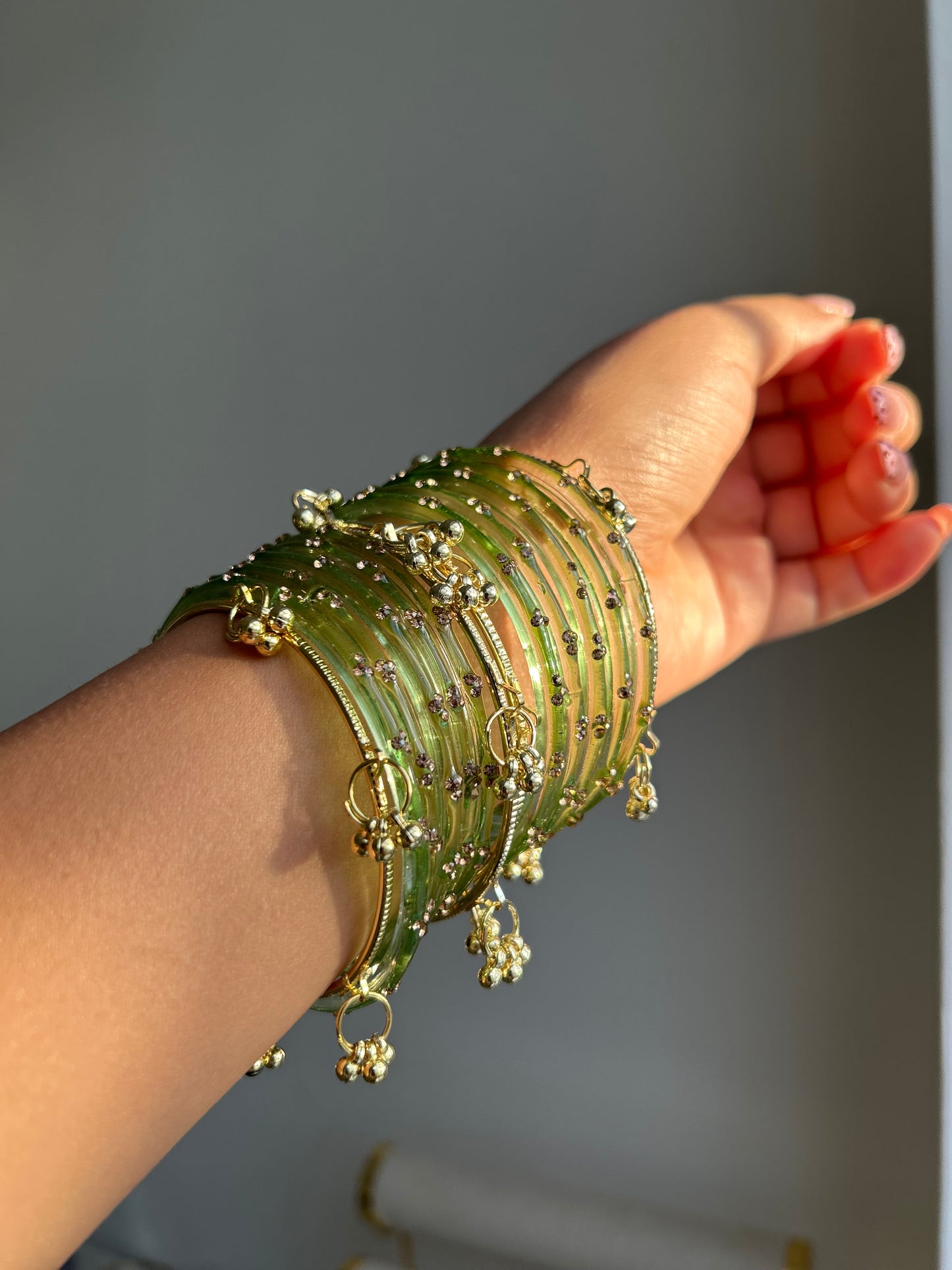 Kashmiri Glass Bangles (2.8)