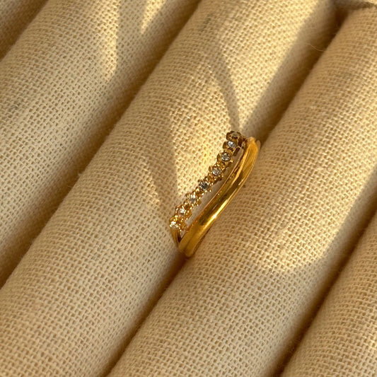 RAYA DOUBLE LAYERED RING