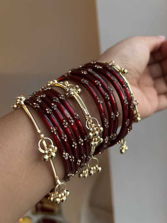 Kashmiri Glass Bangles (2.8)