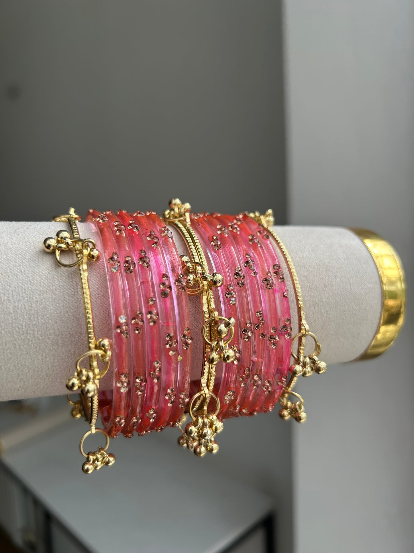 Kashmiri Glass Bangle set (2.4)