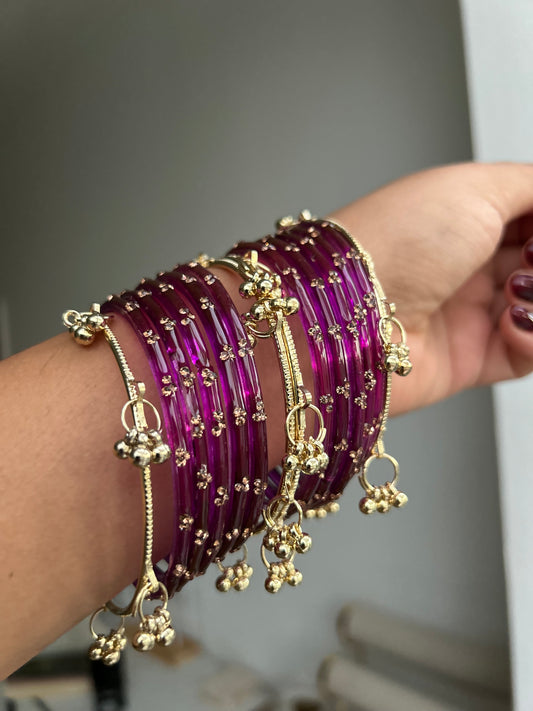 Kashmiri Glass Bangles (2.10)