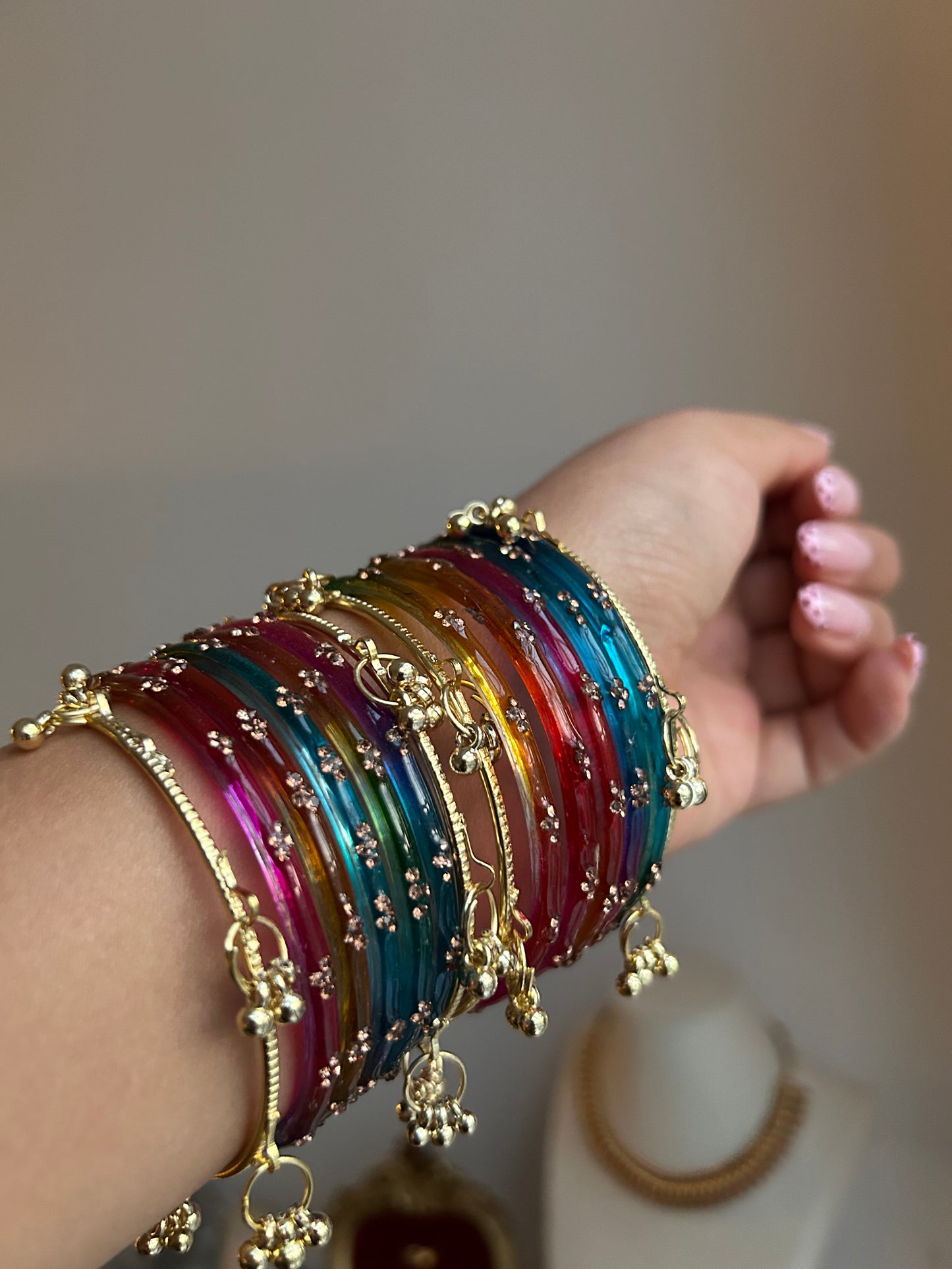 Kashmiri Glass Bangles (2.8)