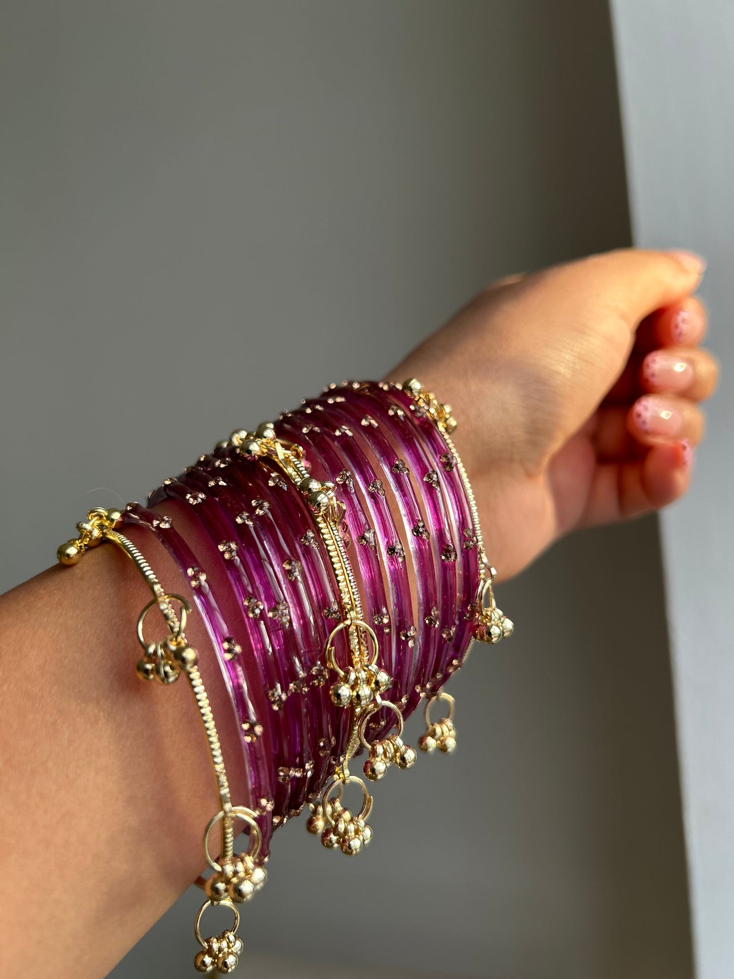 Kashmiri Glass Bangles (2.8)