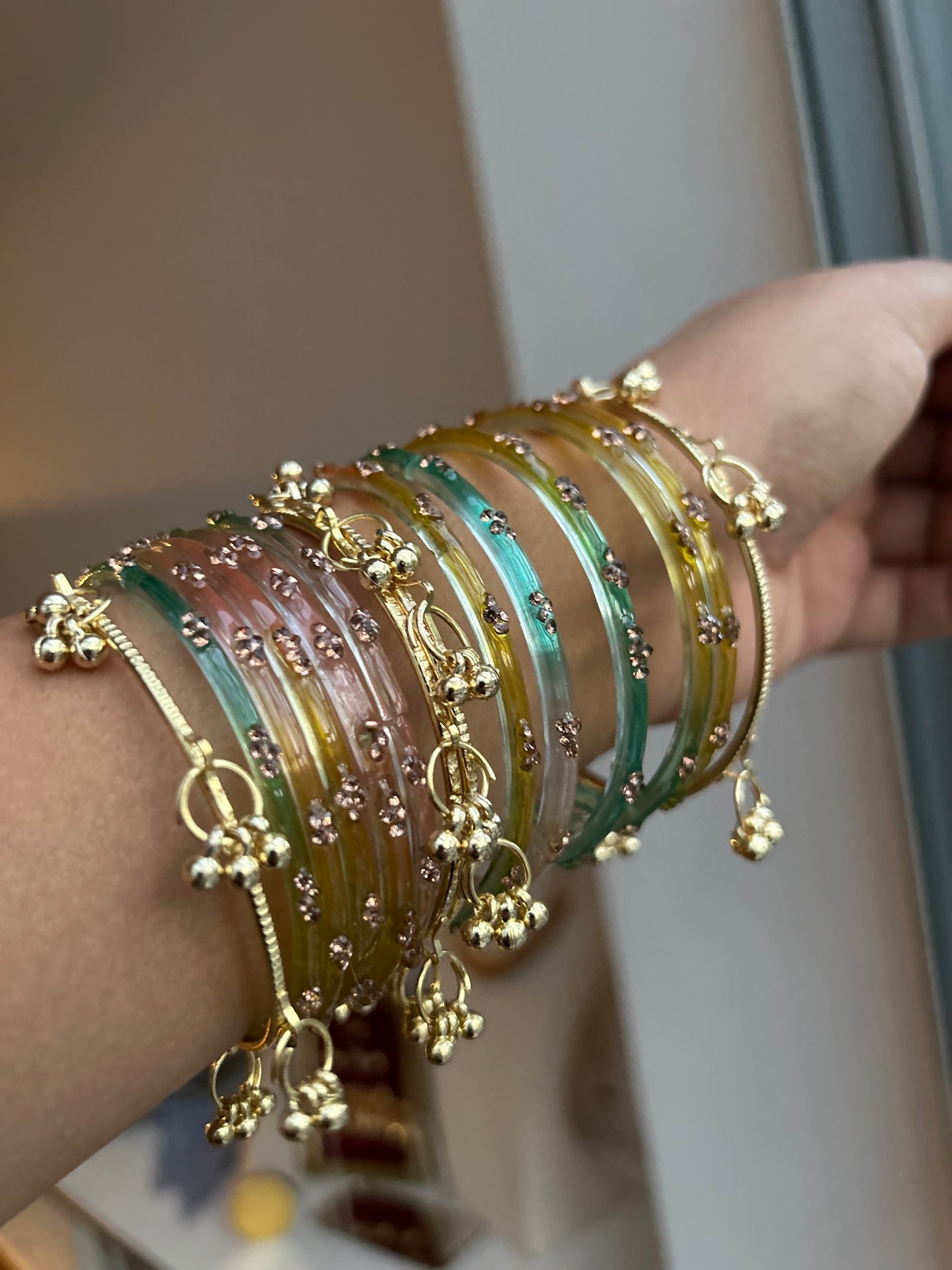 Kashmiri Glass Bangles (2.4)