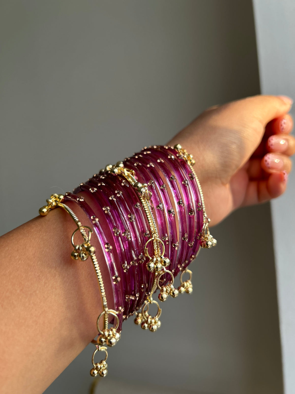 Kashmiri Glass Bangles (2.10)