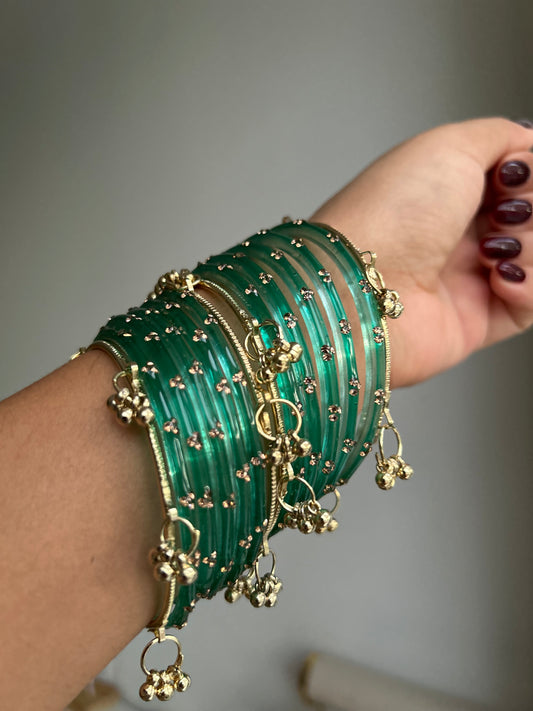 Kashmiri Glass Bangles (2.10)