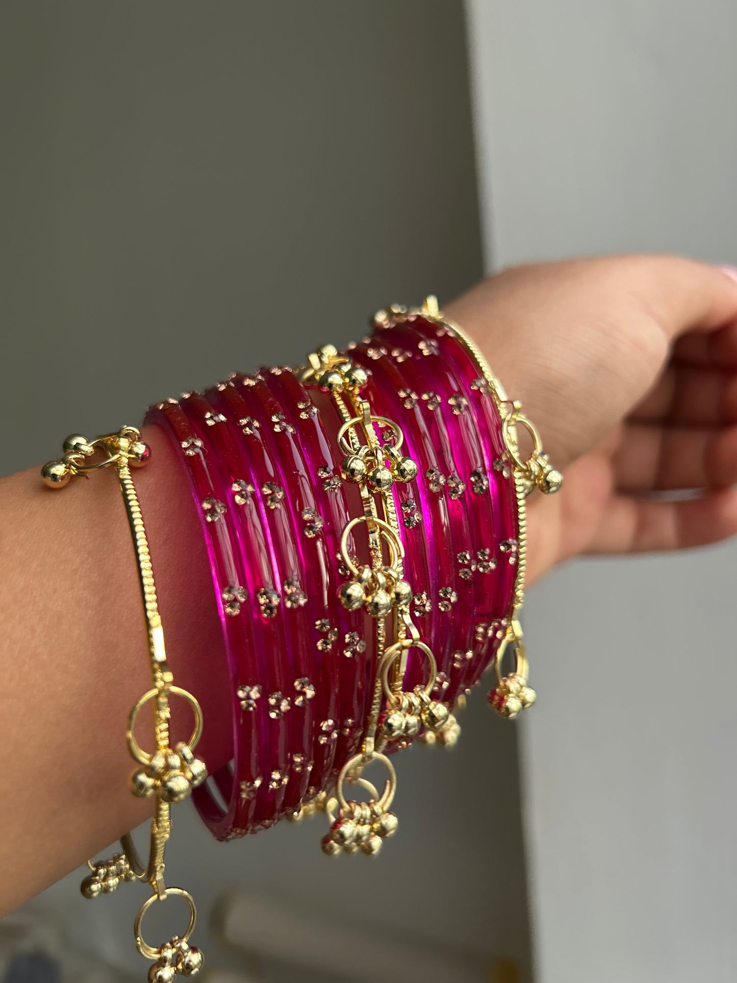 Kashmiri Glass Bangles (2.8)