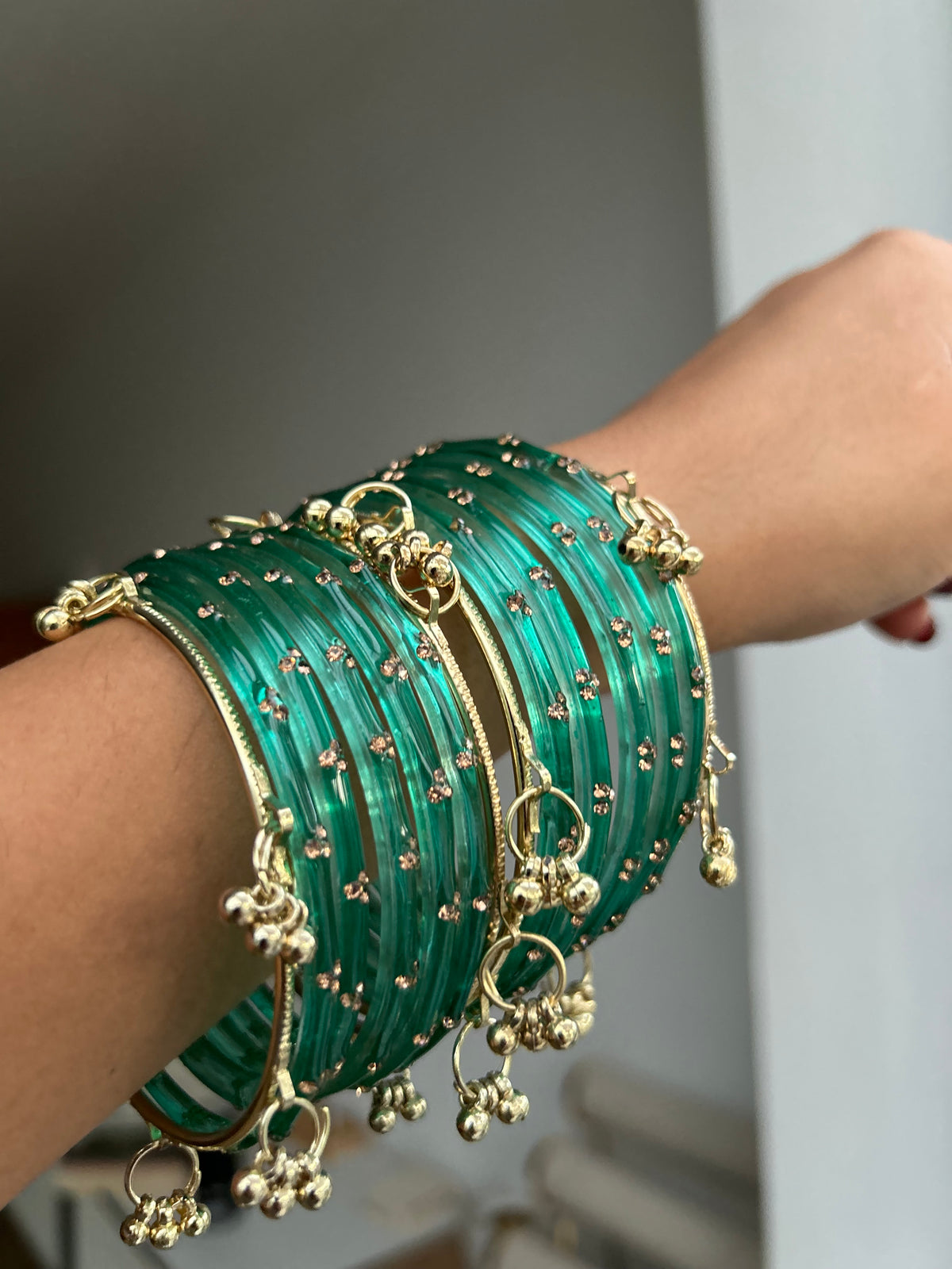 Kashmiri Glass Bangles (2.10)