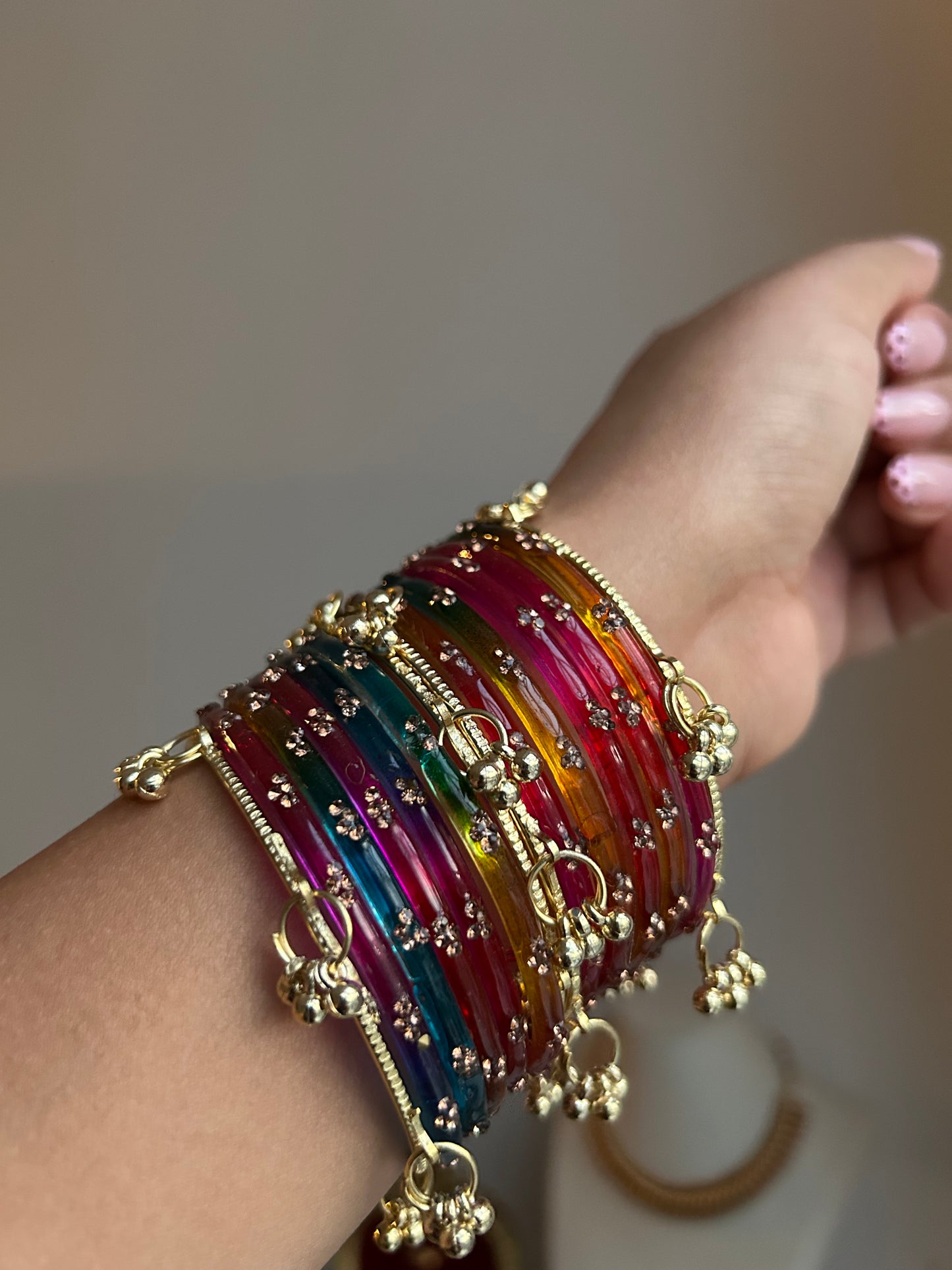 Kashmiri Glass Bangles (2.8)