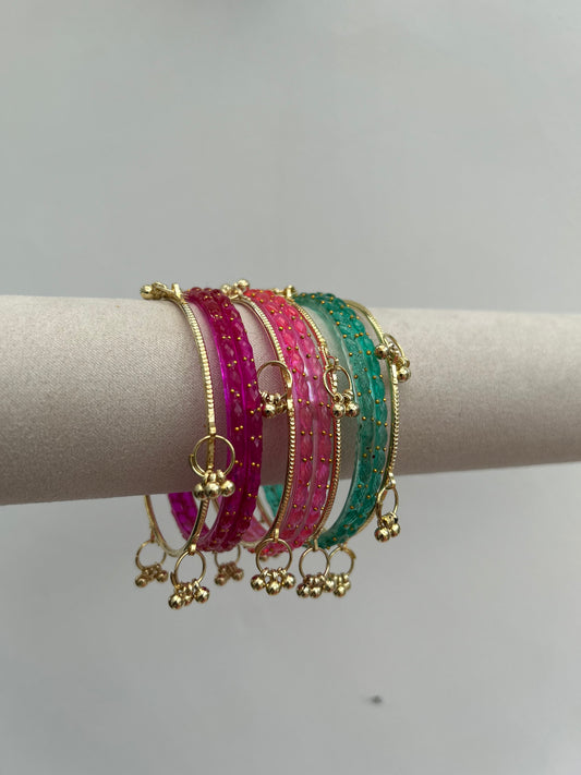 Kashmiri Glass Bangles (2.10)
