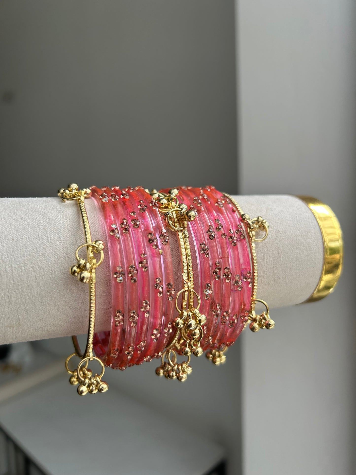 Kashmiri Glass Bangle set (2.4)