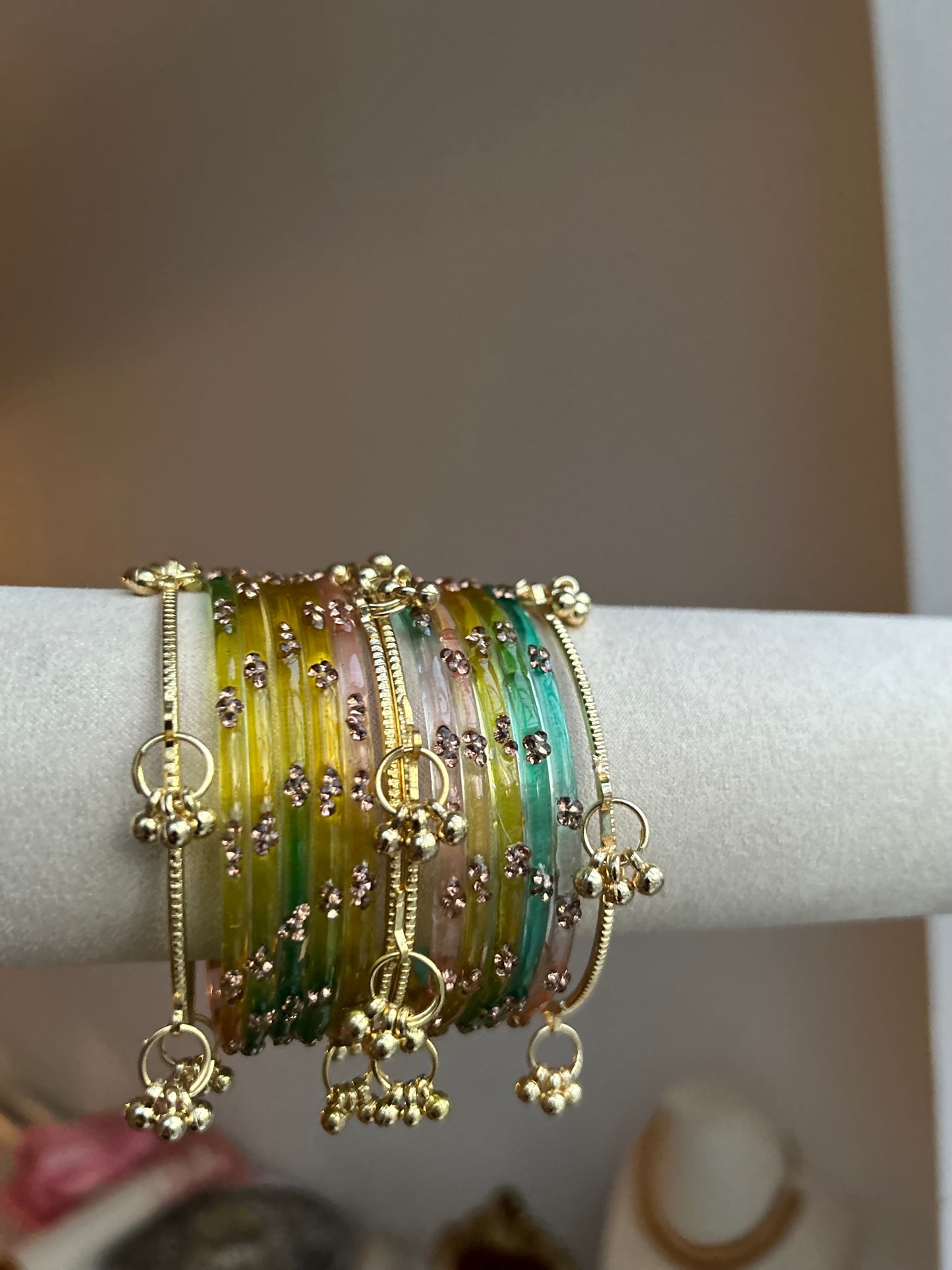 Kashmiri Glass Bangles (2.4)