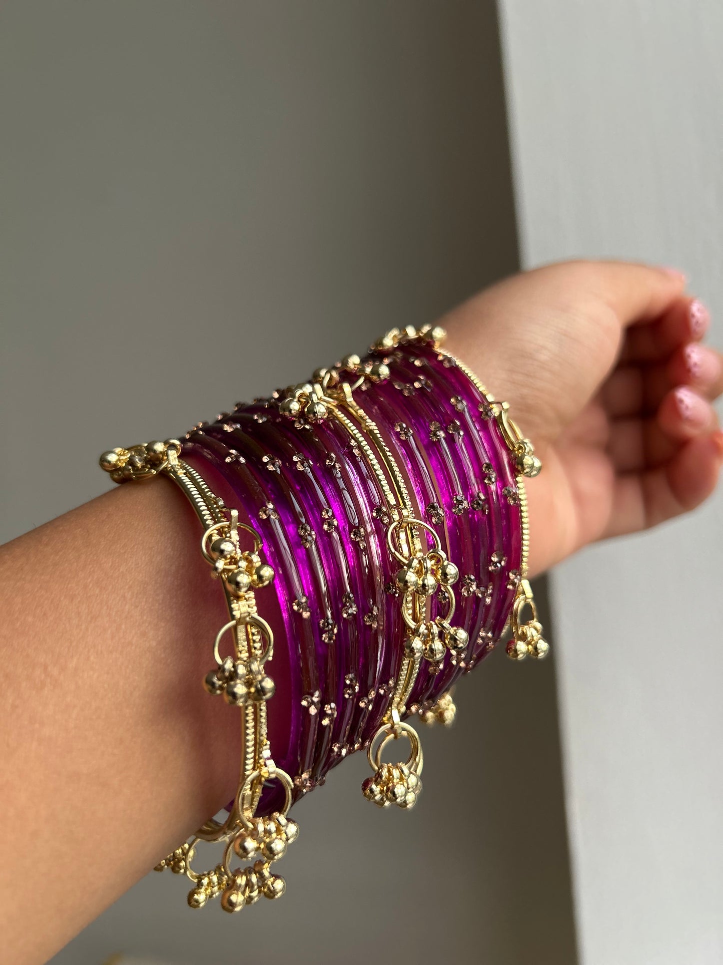 Kashmiri Glass Bangles (2.8)