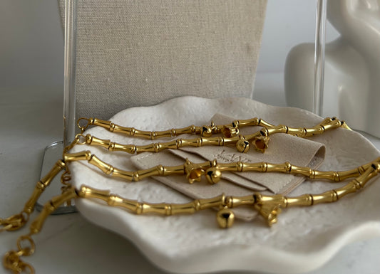 Gold Bamboo Bracelet