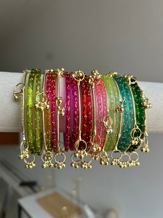 Kashmiri Glass Bangles (2.10)
