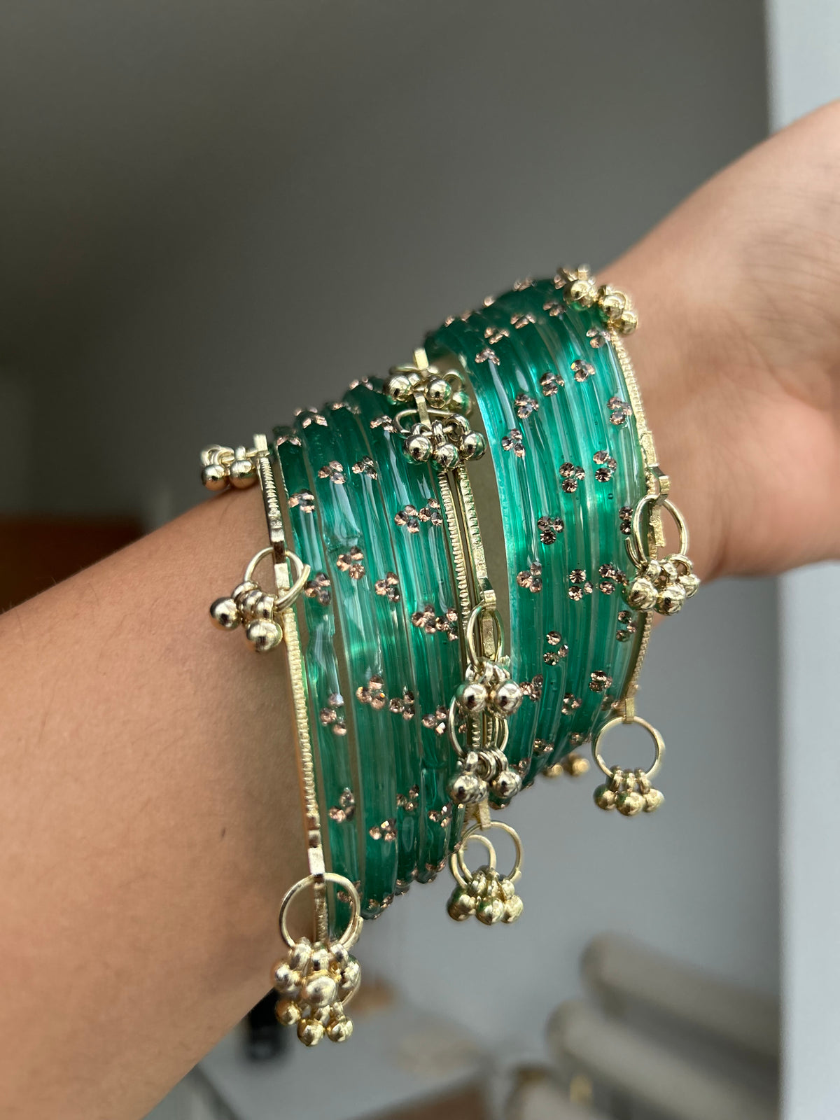 Kashmiri Glass Bangles (2.10)