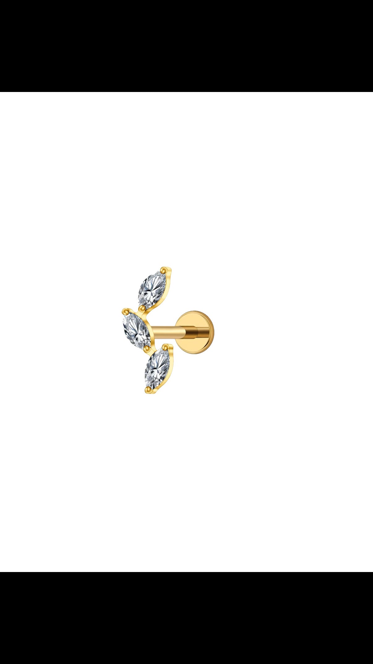 Layla Studs (Titanium)