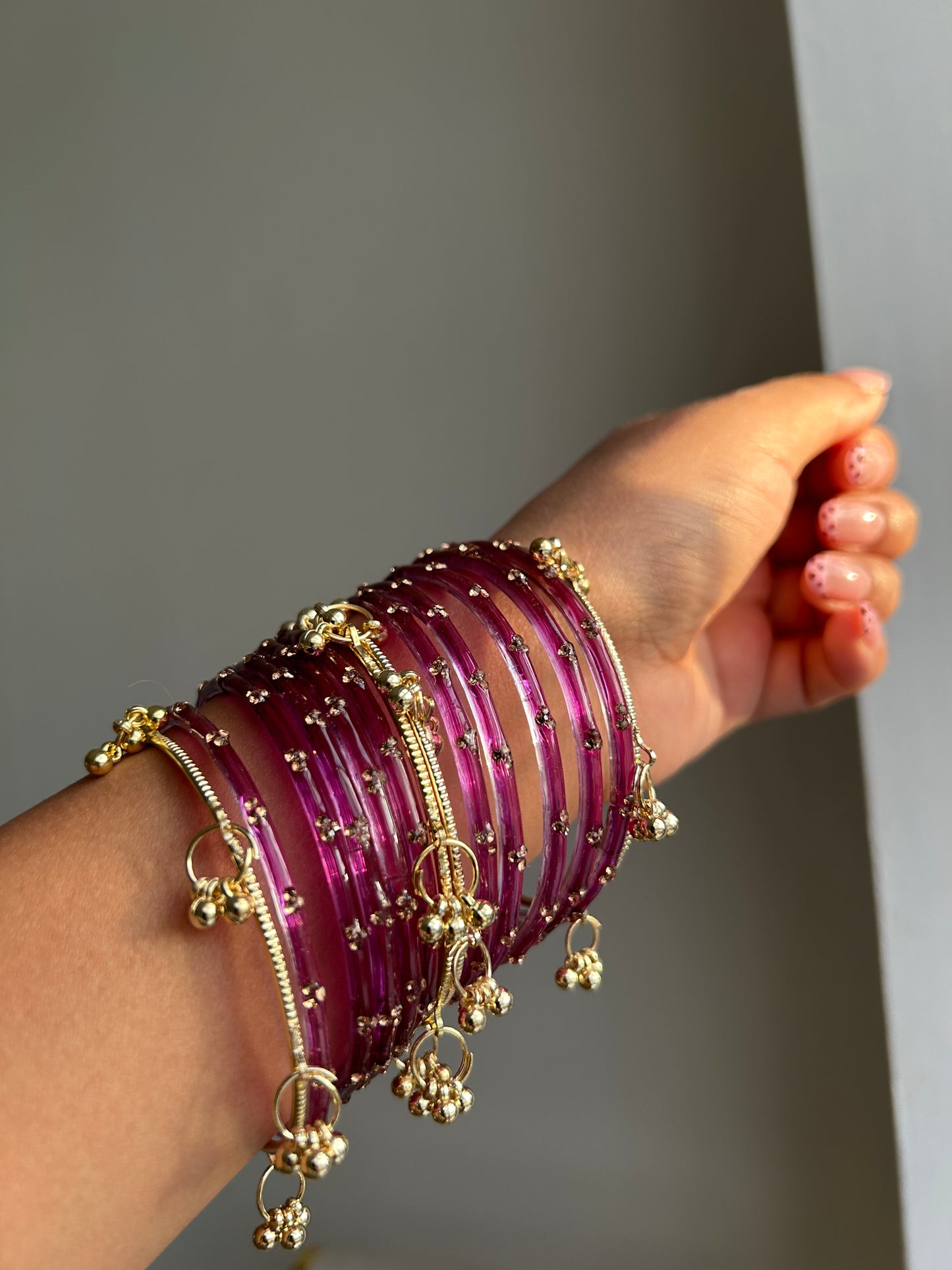 Kashmiri Glass Bangles (2.8)