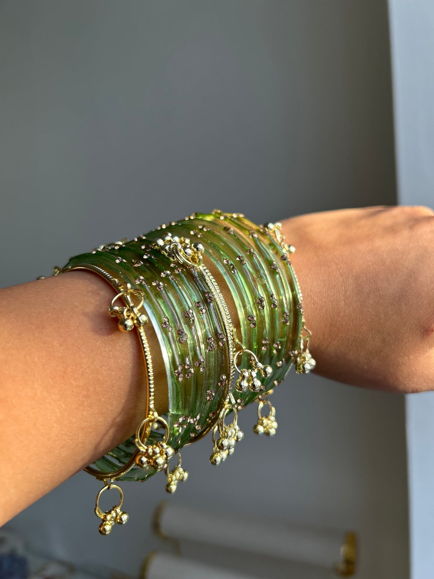 Kashmiri Glass Bangles (2.8)