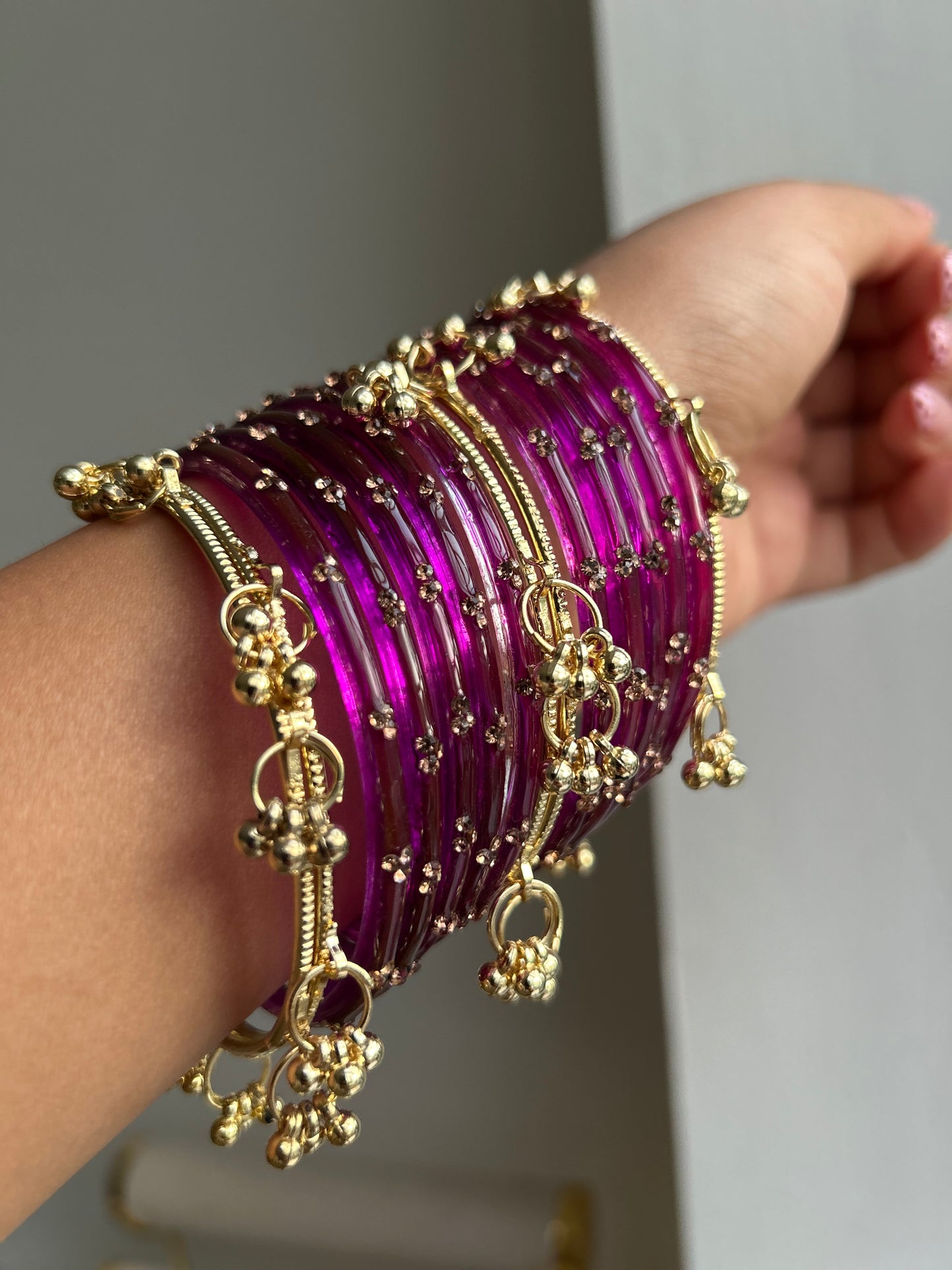 Kashmiri Glass Bangles (2.8)