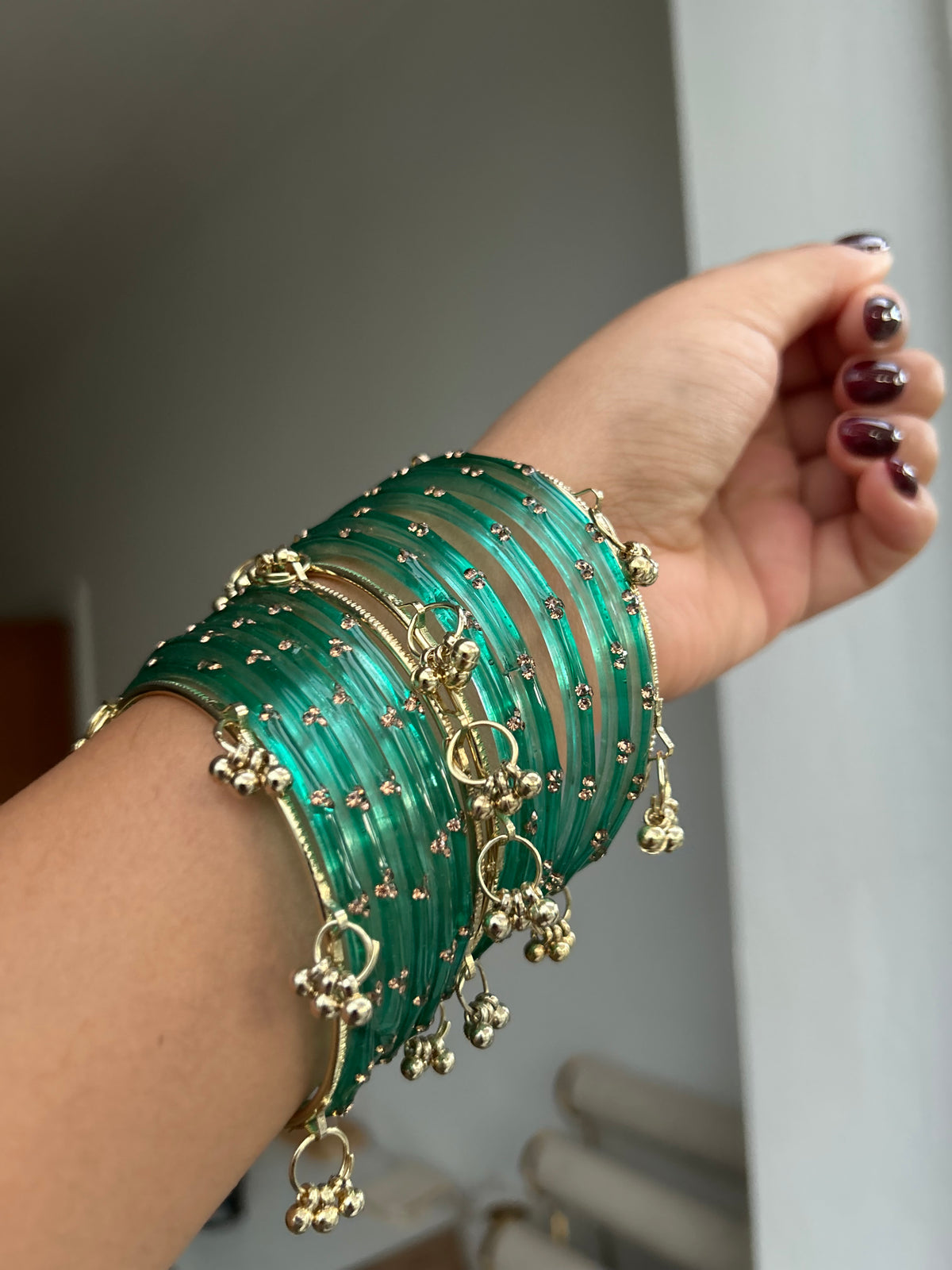 Kashmiri Glass Bangles (2.10)
