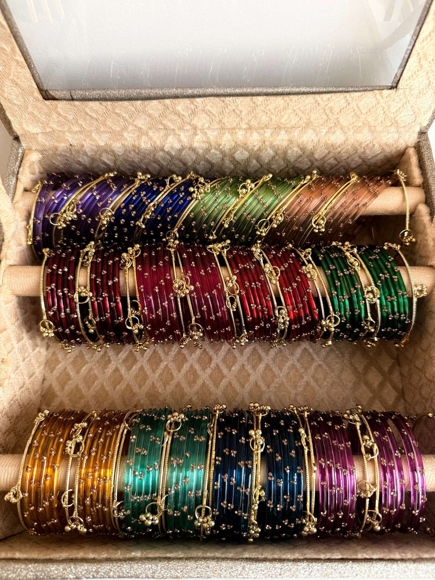 Glass Kashmiri Bangles (2.8)